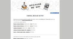 Desktop Screenshot of becausewemay.cinemax.cz